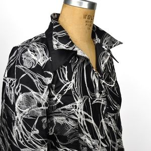 PER SE Silk Bolero Cropped Jacket ART TO WEAR